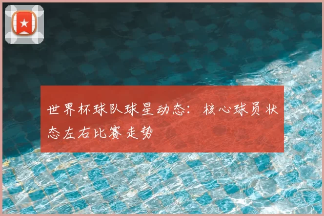 世界杯球队球星动态:核心球员状态左右比赛走势