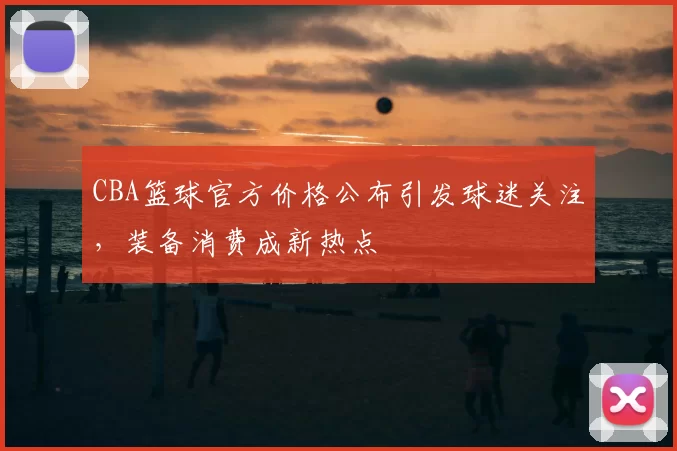 CBA篮球官方价格公布引发球迷关注,装备消费成新热点