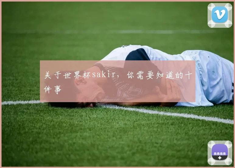 关于世界杯sakir，你需要知道的十件事